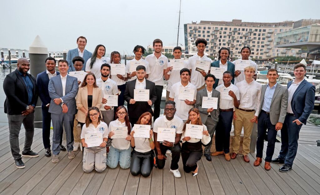 Graduating Class of the 2024 Real Estate Entrepreneurship Youth Program Sponsored by the Fallon Company